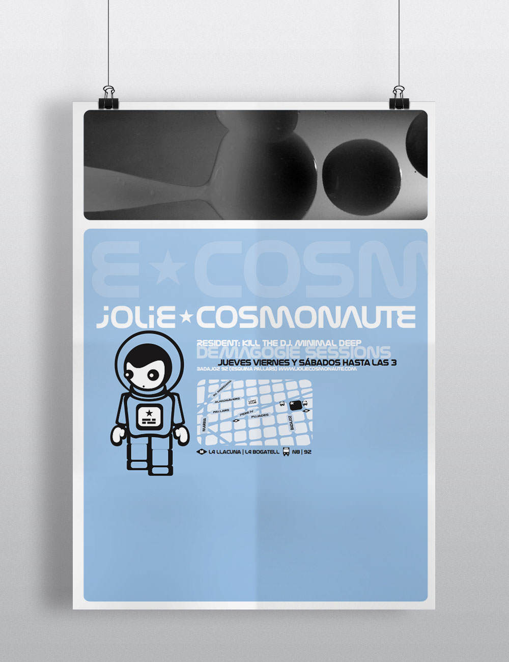 Diseño identidad corporativa Jolie Cosmonaute