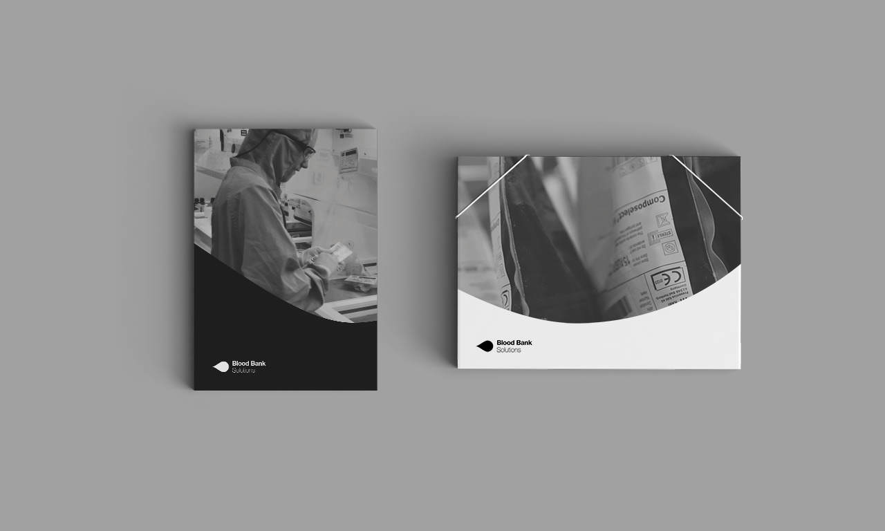 Diseño Identidad corporativa Barcelona -Blood Bank Solutions