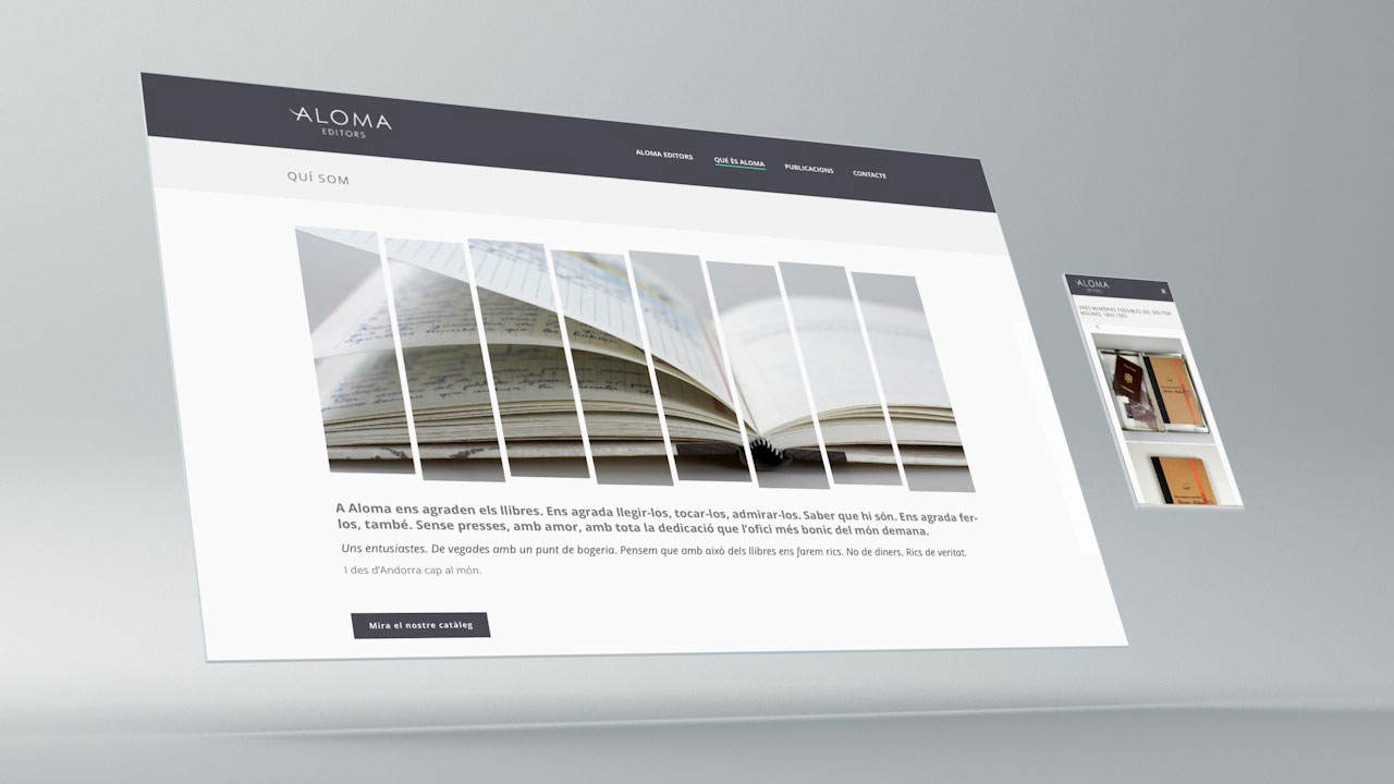 Diseño web Aloma
