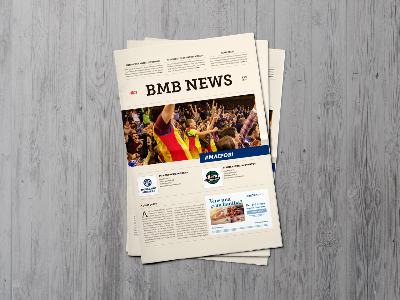 Diseño periódico BMB News