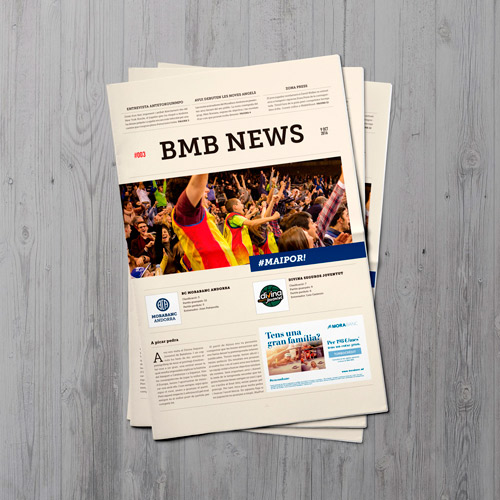 Diseño periódico BMB News