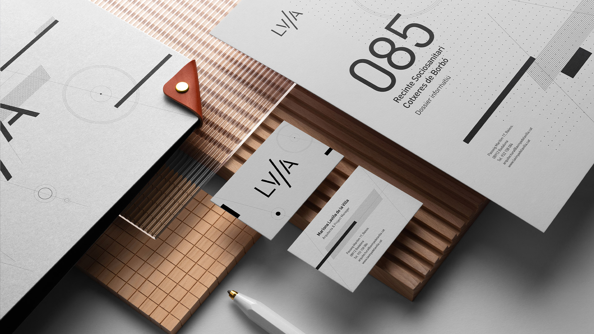 Diseño de marca y motion graphics LVA-pap
